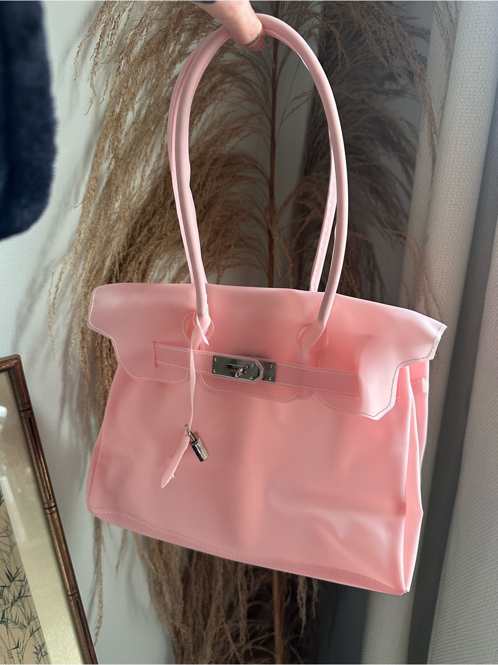 Mini jelly Birkin firkin - Pink - Picture 2 of 2